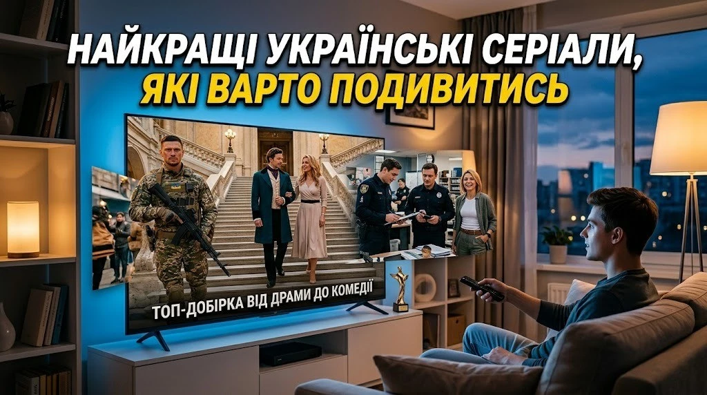 Вечір буде зайнятий: українські серіали, які варто подивитись