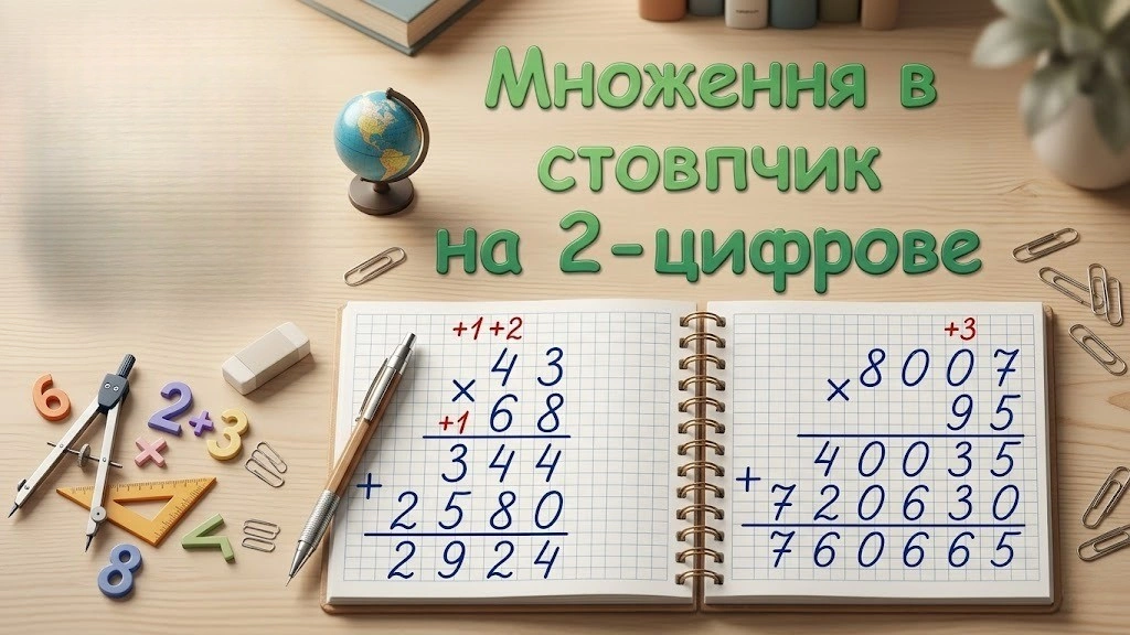 Ефективна методика: як швидко та правильно множити в стовпчик