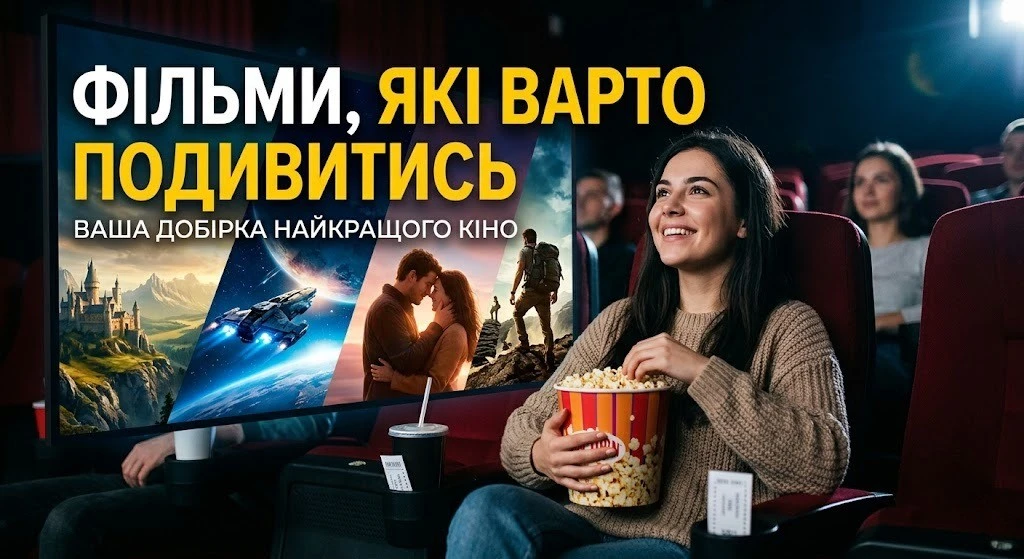 Українські фільми різних жанрів, які варто переглянути