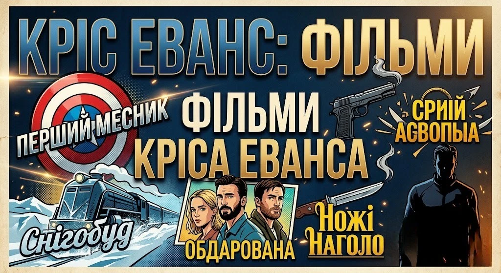Фільми Кріса Еванса: від трилерів до супергероїки