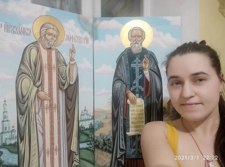 Херсонська майстриня створює ікони після вимушеної перерви